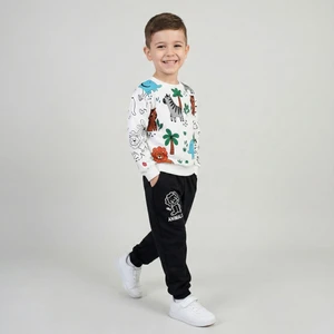 ست سویشرت و شلوار راحتی پسرانه مدل 1018