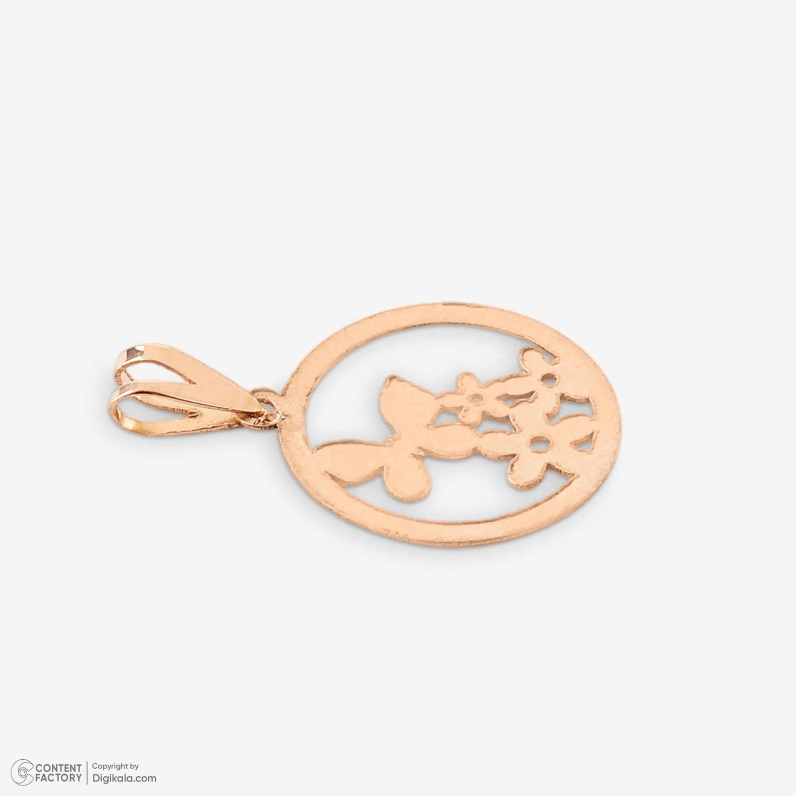 نیم ست طلا 18 عیار زنانه حافا گلد مدل پروانه کد nim05 -  - 10