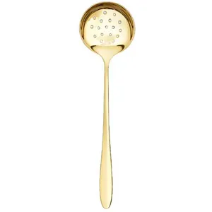 کفگیر مدل استیل سوراخ دار 