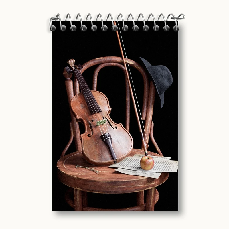 دفتر یادداشت 50 برگ خندالو مدل ویولن کد F313