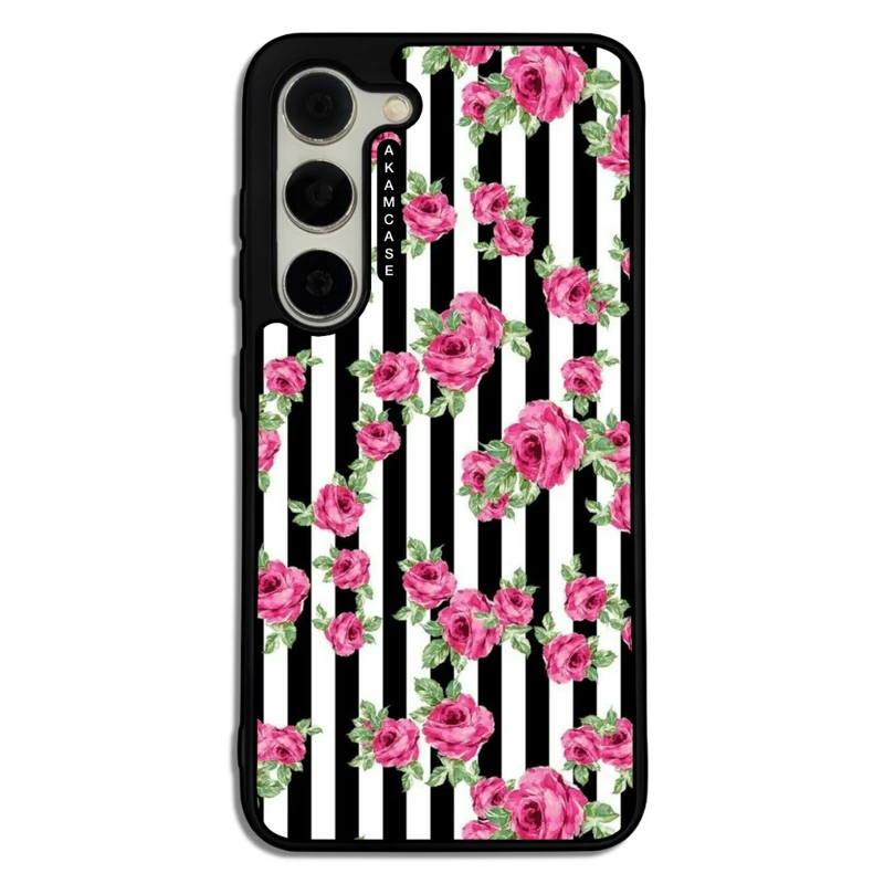 کاور آکام مدل AMC-WSGS23-FLOWERS-24 مناسب برای گوشی موبایل سامسونگ Galaxy S23