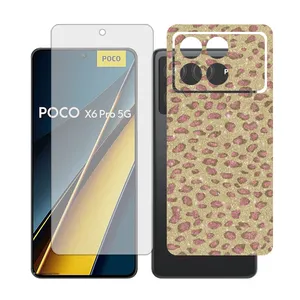 Glass Together model transparent Screen Protector Suitable for Xiaomi Poco X6 Pro Mobile Phone with Back cover sticker
