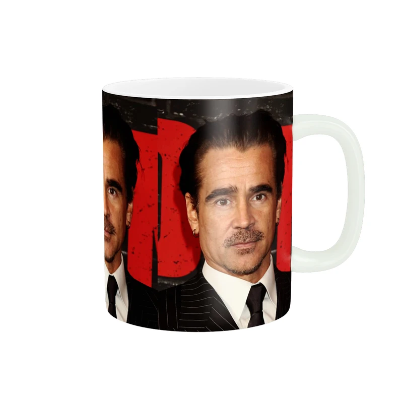 ماگ پادآفرین مدل کالین فارل Colin Farrell سریال پنگوئن The Penguin کد PM1417