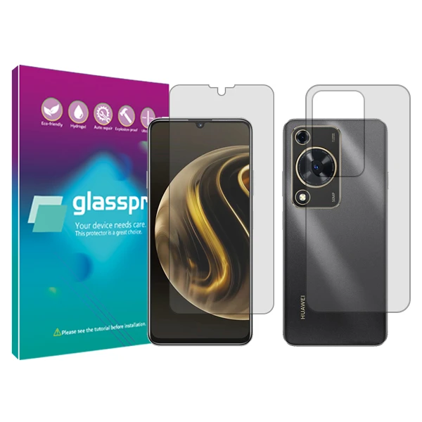 محافظ صفحه نمایش شفاف گلس پرو مدل Resistant‌ مناسب برای گوشی موبایل هوآوی  Nova Y72 به همراه محافظ پشت گوشی