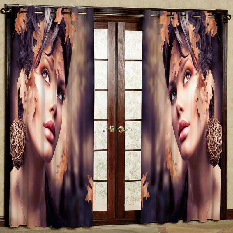   پرده مدل دختر مخمل پانچی کد 652  سایز 140x280 سانتی متر