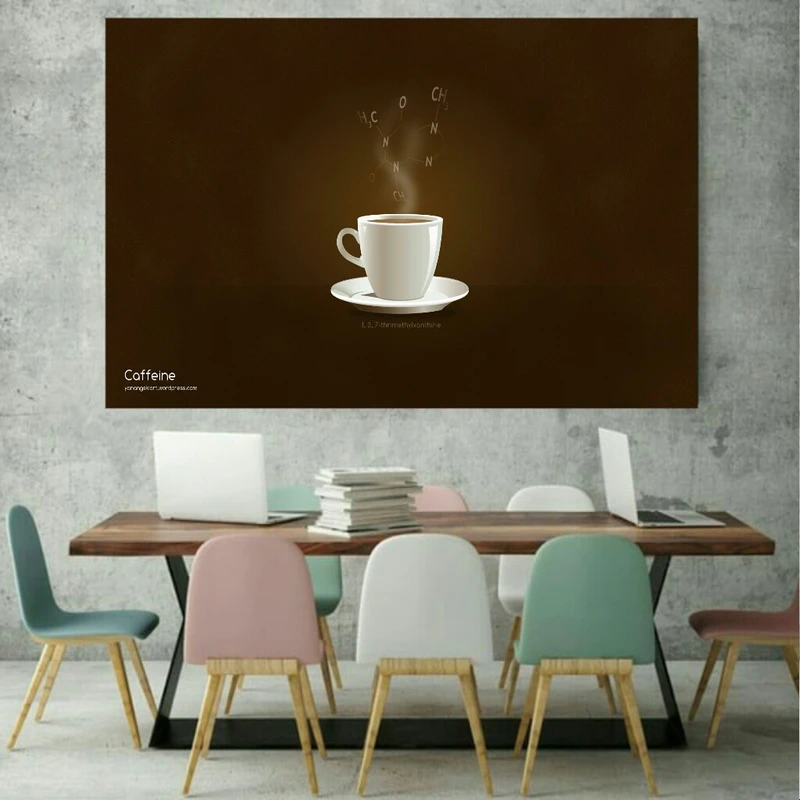 پوستر دیواری طرح قهوه مدل PO1624