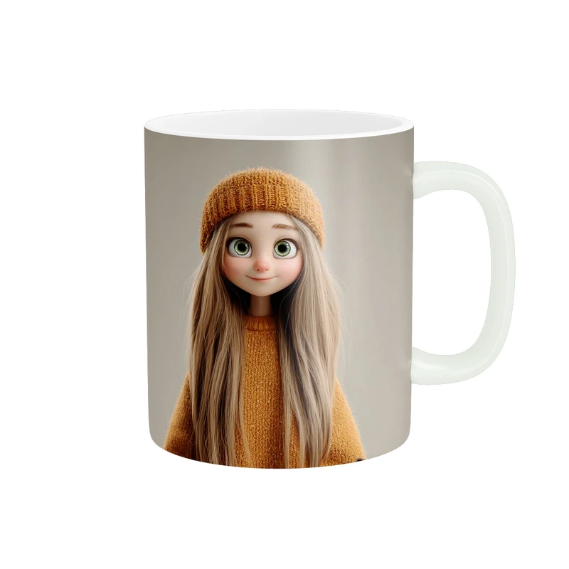 ماگ پاد آفرین طرح دختر کد 6157