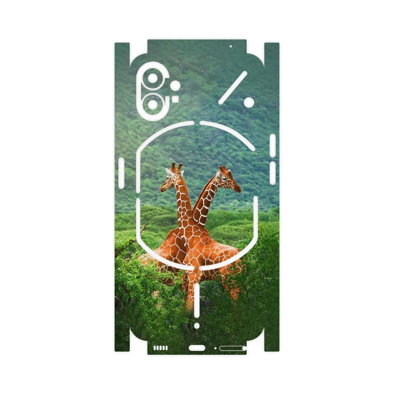 برچسب پوششی ماهوت مدل Giraffe-FullSkin مناسب برای گوشی موبایل ناتینگ Phone 1