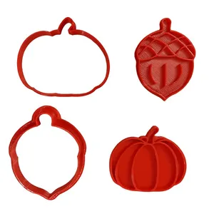 کاتر کوکی و شیرینی مدل پاییز کد 3 بسته 4 عددی