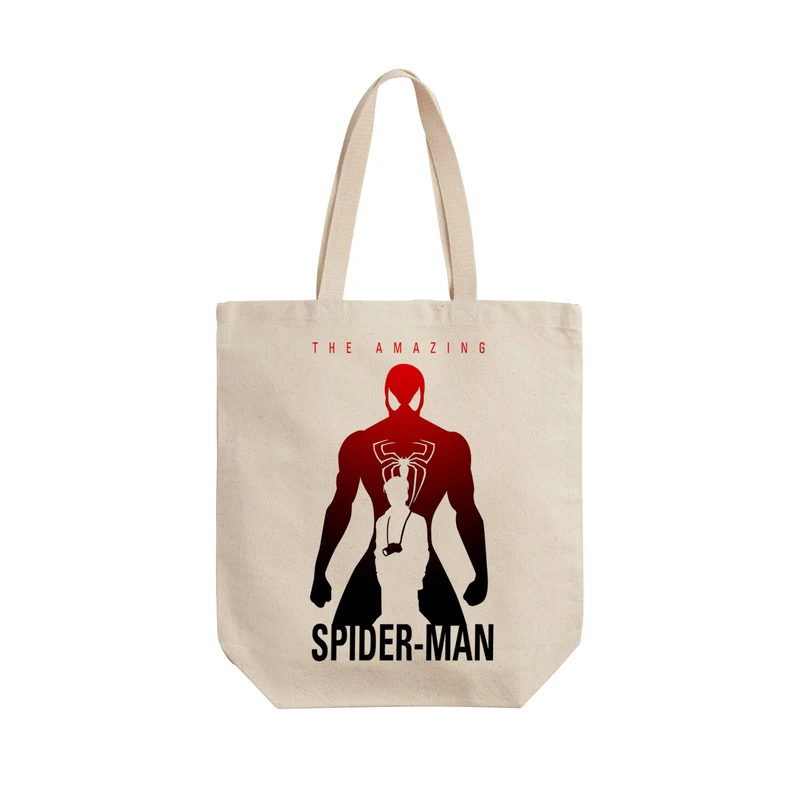 ساک خرید ترمه طراحان ایده مدل Spider man کد cfp1365 - L
