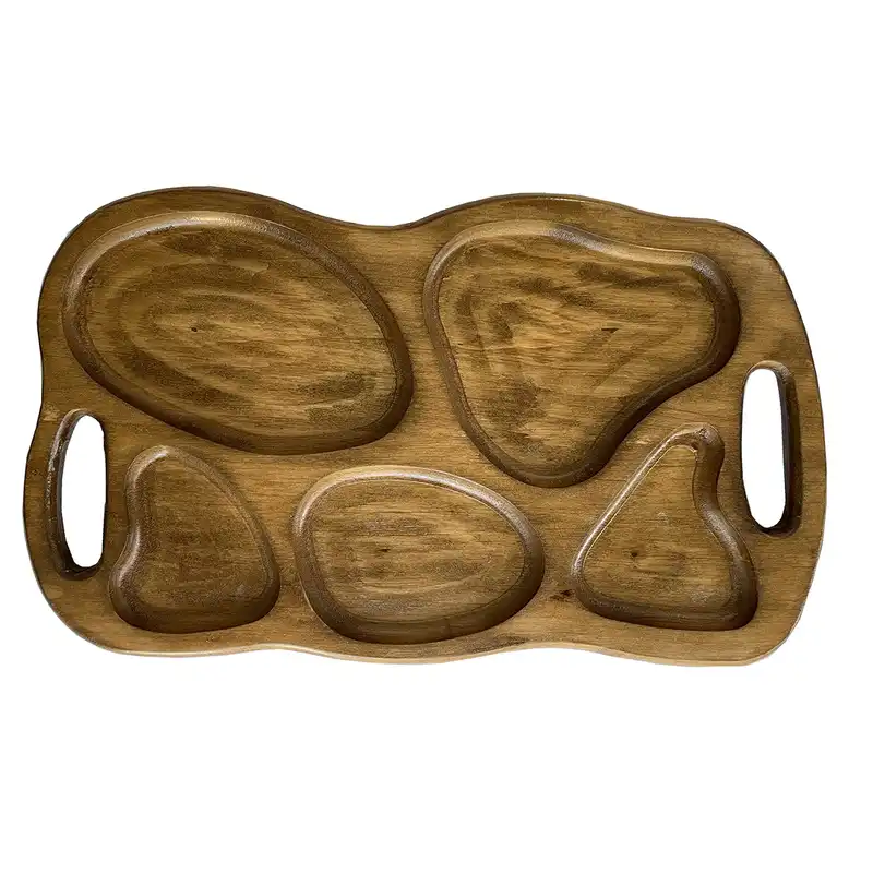 تخته سرو چوبی مدل 3638 نامتقارن