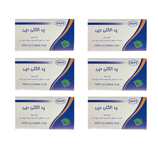 پد الکلی دپی مدل i10 مجموعه 6 عددی