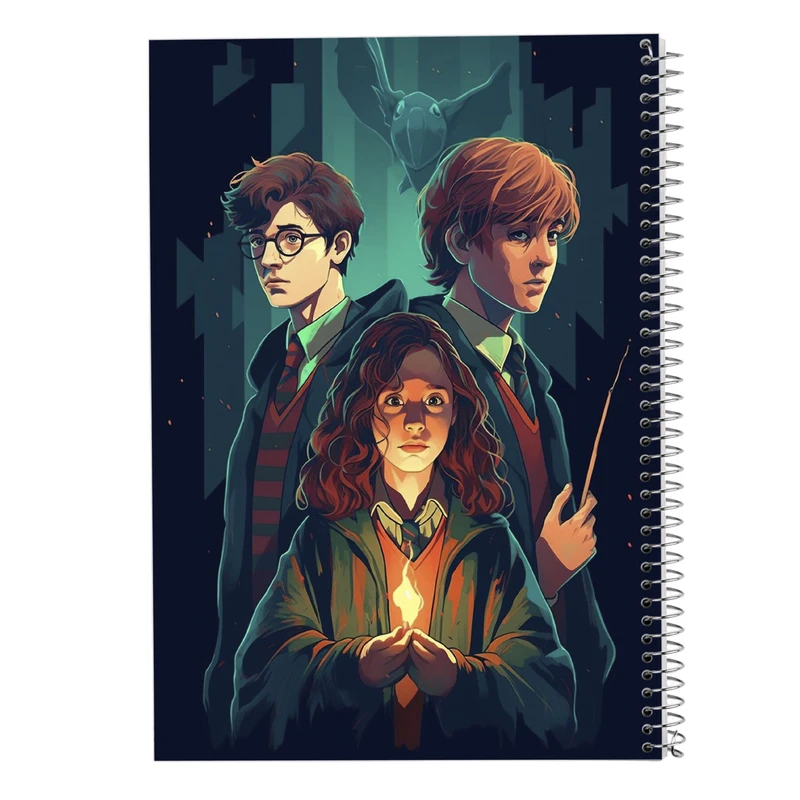 دفتر مشق 50 برگ مدوپد مدل هری پاتر harrypotter کد DF10315