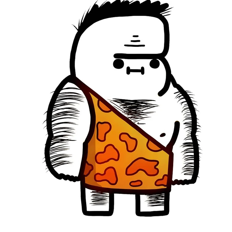 استیکر لپ تاپ طرح غارنشین گرافو