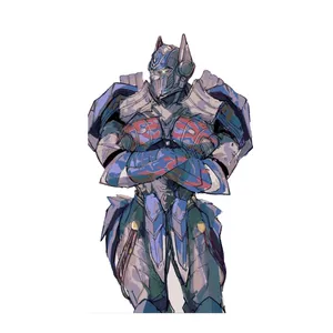 استیکر لپ تاپ و موبایل مدل سریال طرح تبدیل شوندگان Transformers کد 4136