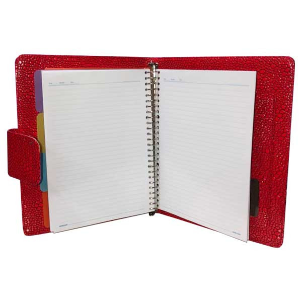 دفتر کلاسوری 100 برگ مدل پوست ماری کد 54599