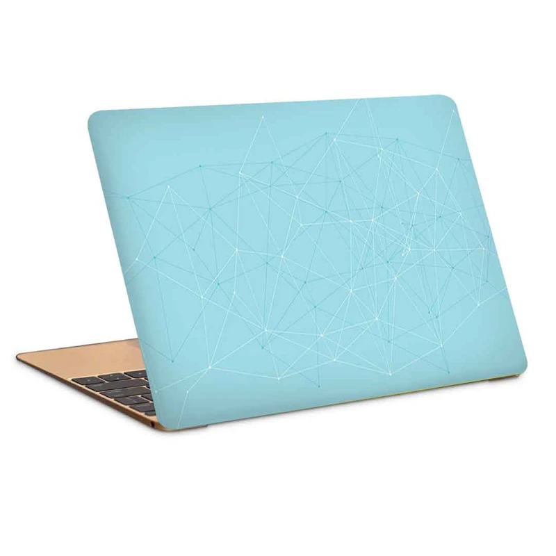 استیکر لپ تاپ طرح low poly digital technologyکد c-527مناسب برای لپ تاپ 15.6 اینچ