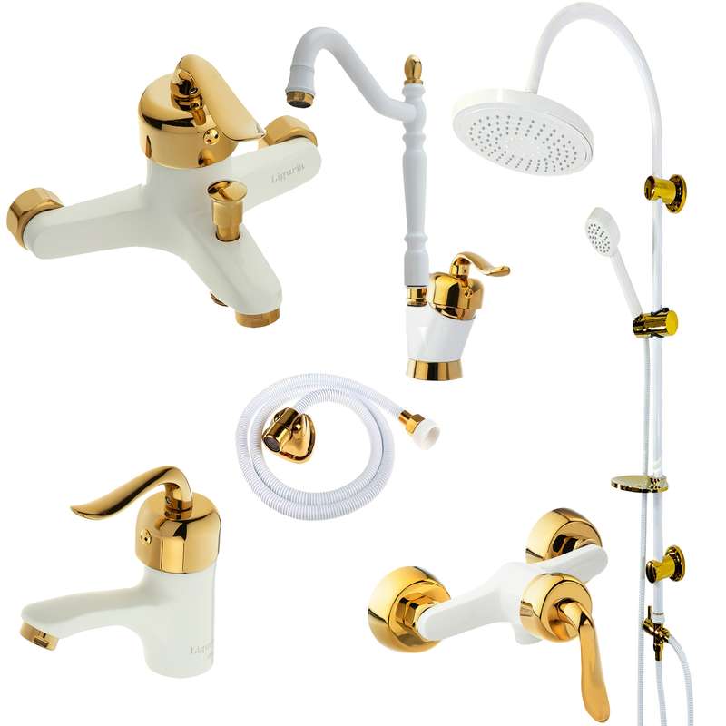 ست شیرآلات لیگوریا مدل 1317 مجموعه 6 عددی 