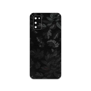 MAHOOT Black-Wildflower Cover Sticker for Samsung Galaxy M02s