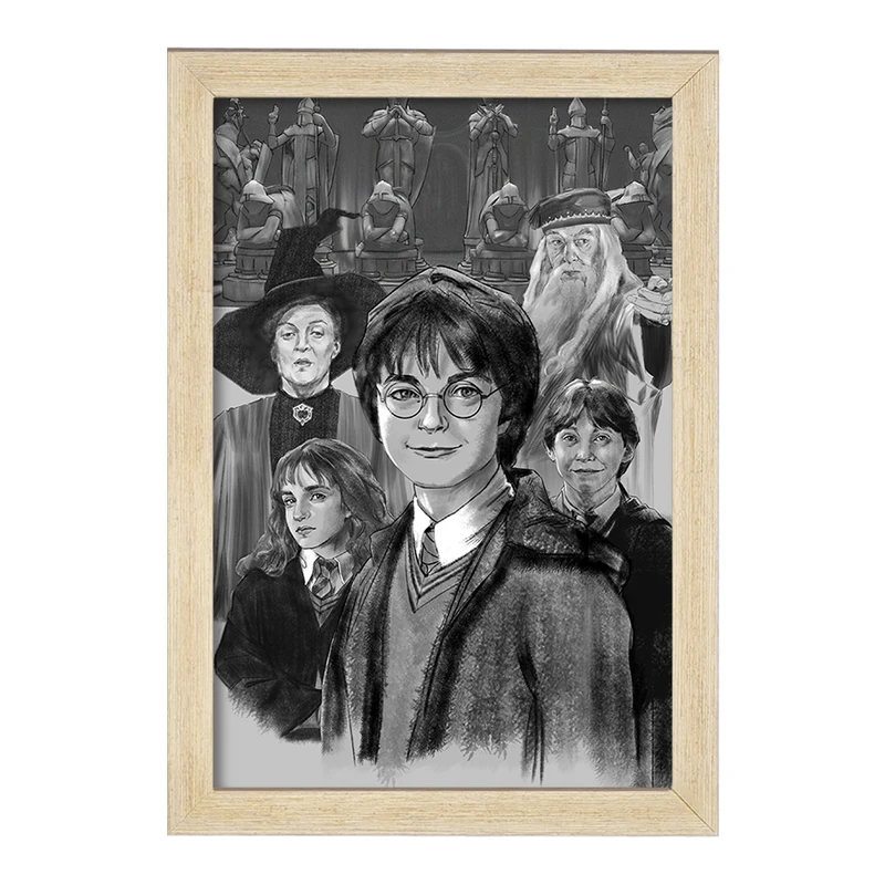 تابلو خندالو مدل هری پاتر (Harry Potter) کد F869