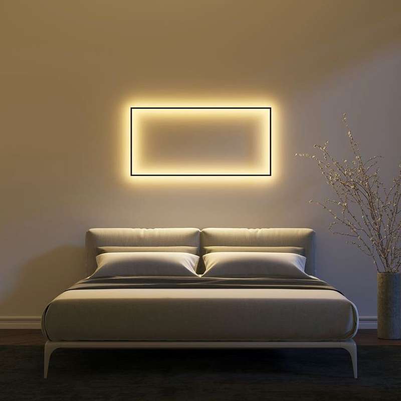 چراغ دیواری مدل مستطیل