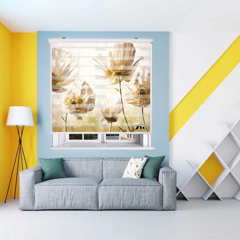 پرده زبرا زیو کد 3D1489 سایز 150x200 سانتی متر