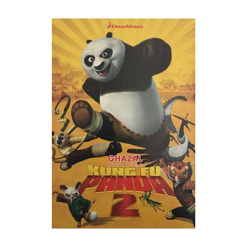 دفتر شطرنجی 30 برگ غزل مدل پاندا کد 03