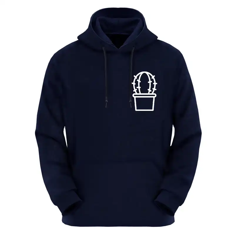 هودی زنانه مدل کاکتوس کد D07 رنگ سرمه ای