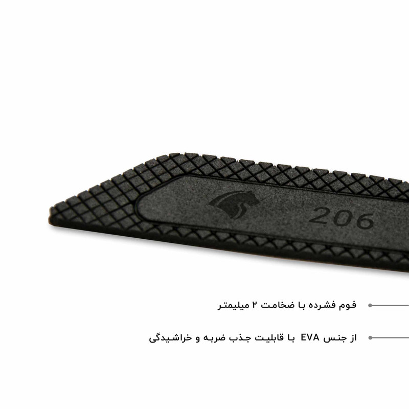 ضربه گیر آینه بغل خودرو کد CM-206 مناسب برای ایرانخودرو 206 مجموعه 2 عددی