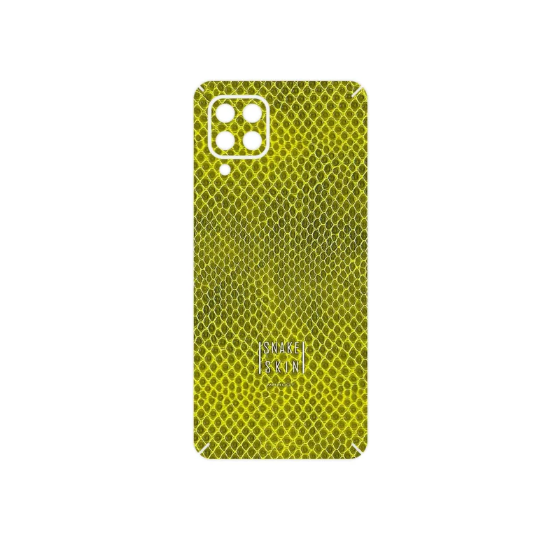 برچسب پوششی ماهوت مدل Yellow Snake Skin مناسب برای گوشی موبایل سامسونگ Galaxy M32