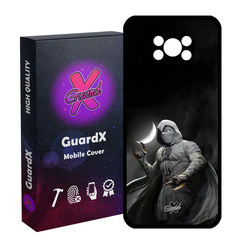 کاور گارد ایکس طرح Moon Knight مدل Glass10482 مناسب برای گوشی موبایل شیائومی Poco X3 NFC/Poco X3/Poco X3 Pro