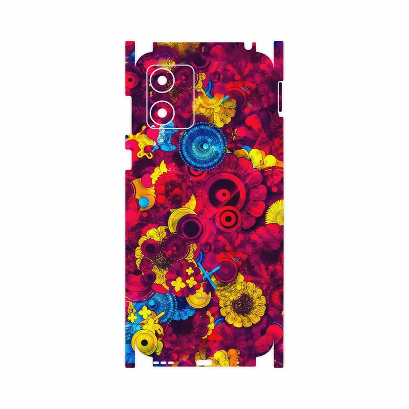 برچسب پوششی ماهوت مدل Vector Flower Garden Digital Art-FullSkin مناسب برای گوشی موبایل موتورولا Moto E13