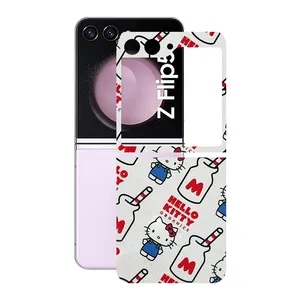 Remax cover sticker Leth model hello kitty design suitable for Samsung Galaxy Z Flip5 mobile phone