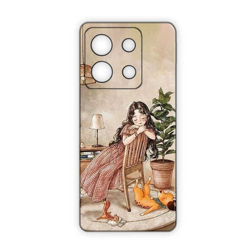 کاور مدل دخترانه کد 251 مناسب برای گوشی موبایل شیائومی Redmi Note 13 Pro 4G / Poco M6 Pro 4G