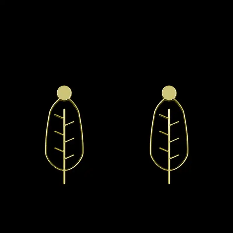 گوشواره طلا 18 عیار زنانه مدوپد مدل درخت کد GA1-15845