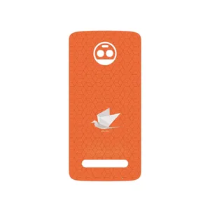 MAHOOT Minimalist origami bird Cover Sticker for Motorola Moto Z2 Force