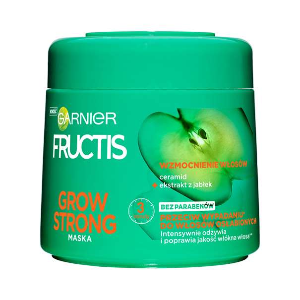 ماسک مو گارنیه مدل GROW STRONG حجم 300 میلی لیتر
