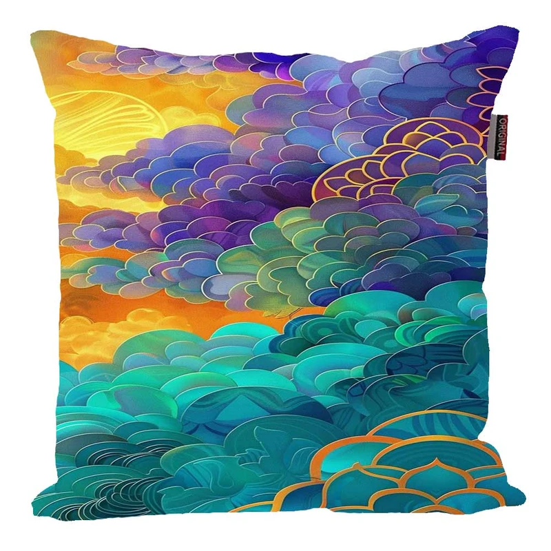 کوسن پاد آفرین مدل فانتزی رنگی مدرن کد 02016