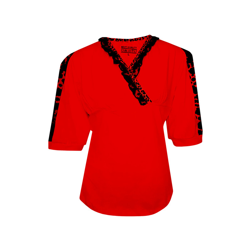 بلوز آستین کوتاه زنانه مدل 001