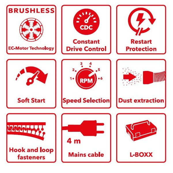 دستگاه سنباده زن فلکس مدل ORE 2-125 EC SET