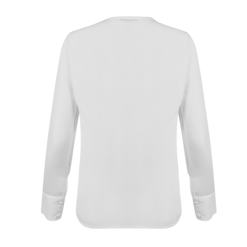 شومیز آستین بلند زنانه سرژه مدل 207351 رنگ سفید