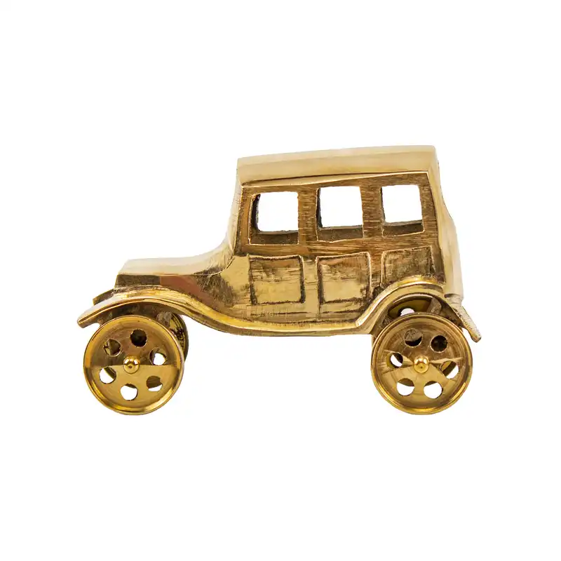 دکوری برنجی مدل ماشین بنز کلاسیک دست ساز هندی کد 88238