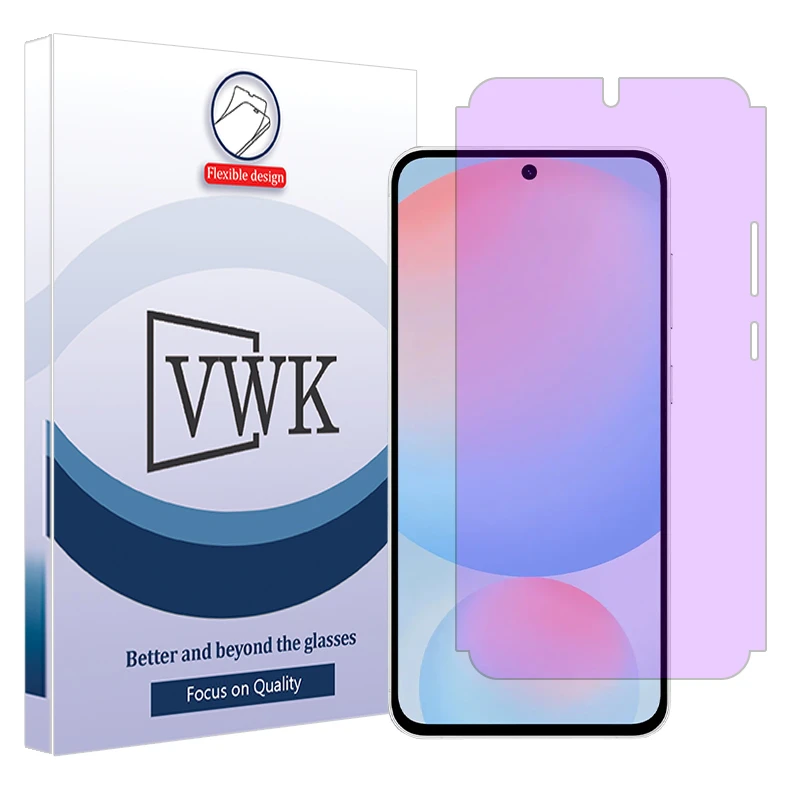 محافظ صفحه نمایش فیلتر بنفش وی دبلیو کی مدل Eye Care مناسب برای گوشی موبایل سامسونگ Galaxy S24 FE