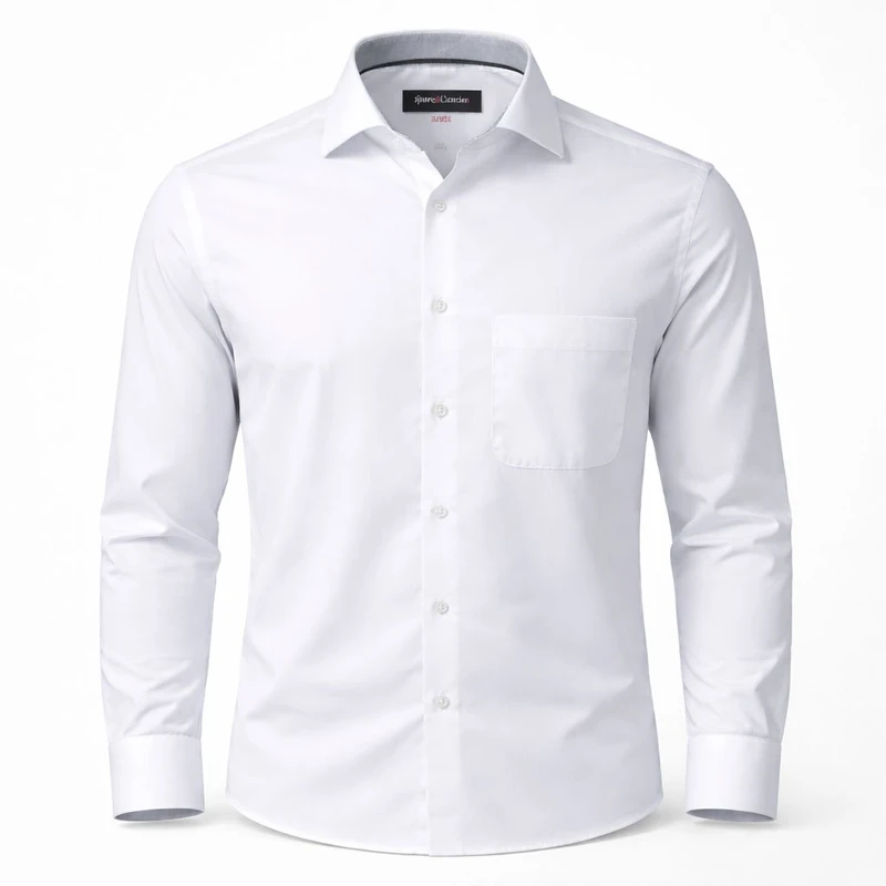 پیراهن آستین بلند یقه کراواتی مردانه مدل کلاسیک