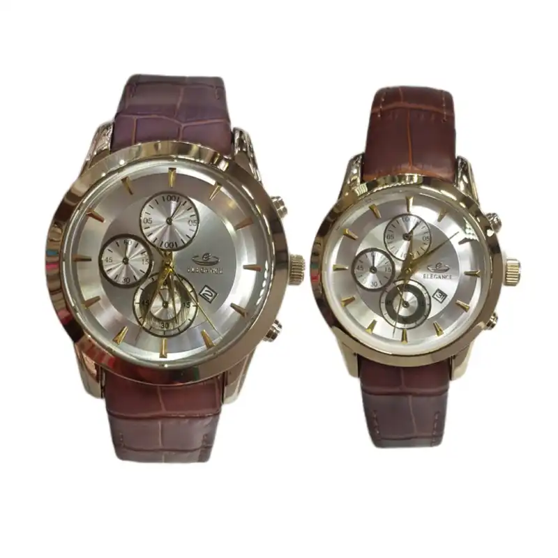 ست ساعت مچی عقربه ای  زنانه و مردانه الگانس مدل 88se12el