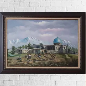 تابلو نقاشی رنگ روغن مدل گنبد