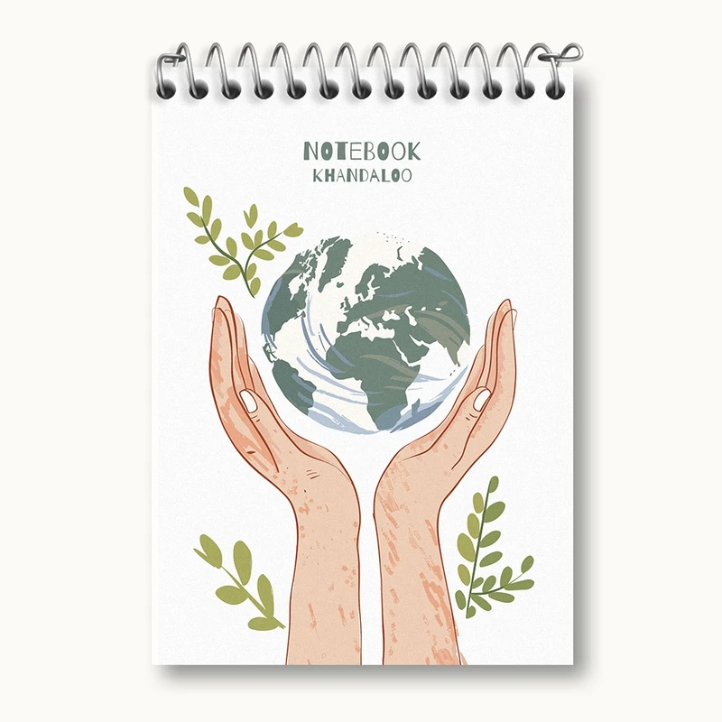 دفتر یادداشت 50 برگ خندالو مدل زمین کد N1000