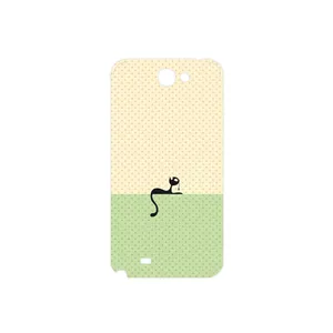 MAHOOT Minimal Internet Cat Icon Cover Sticker for Samsung Galaxy Note 2