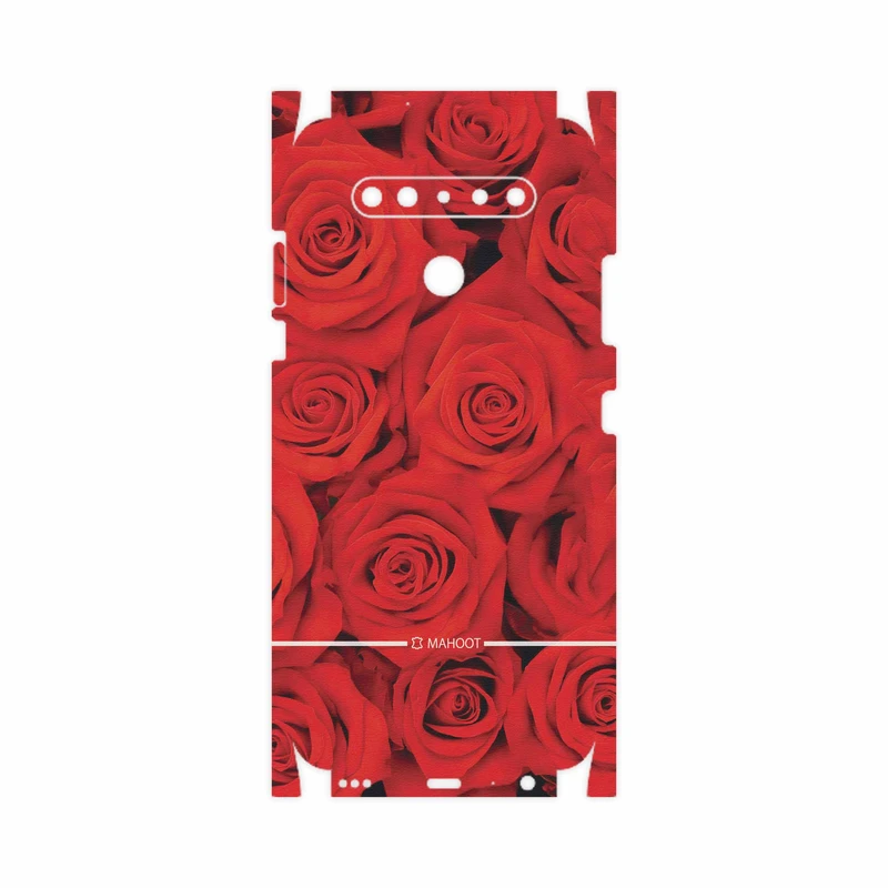 برچسب پوششی ماهوت مدل Red-Flower-FullSkin مناسب برای گوشی موبایل ال جی K41s