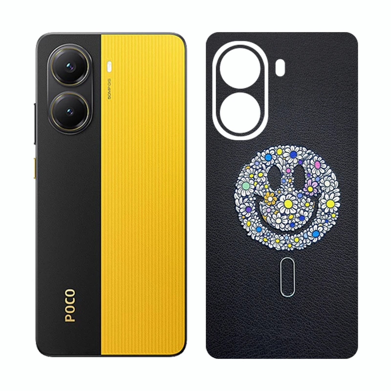  برچسب پوششی ریمکس مدل Cover طرح لبخند مناسب برای گوشی موبایل شیائومی Poco X7 Pro 
